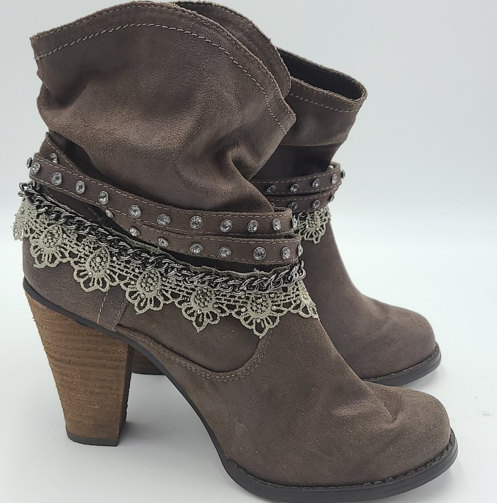 Not Rated Heeled Bootie Womens 7